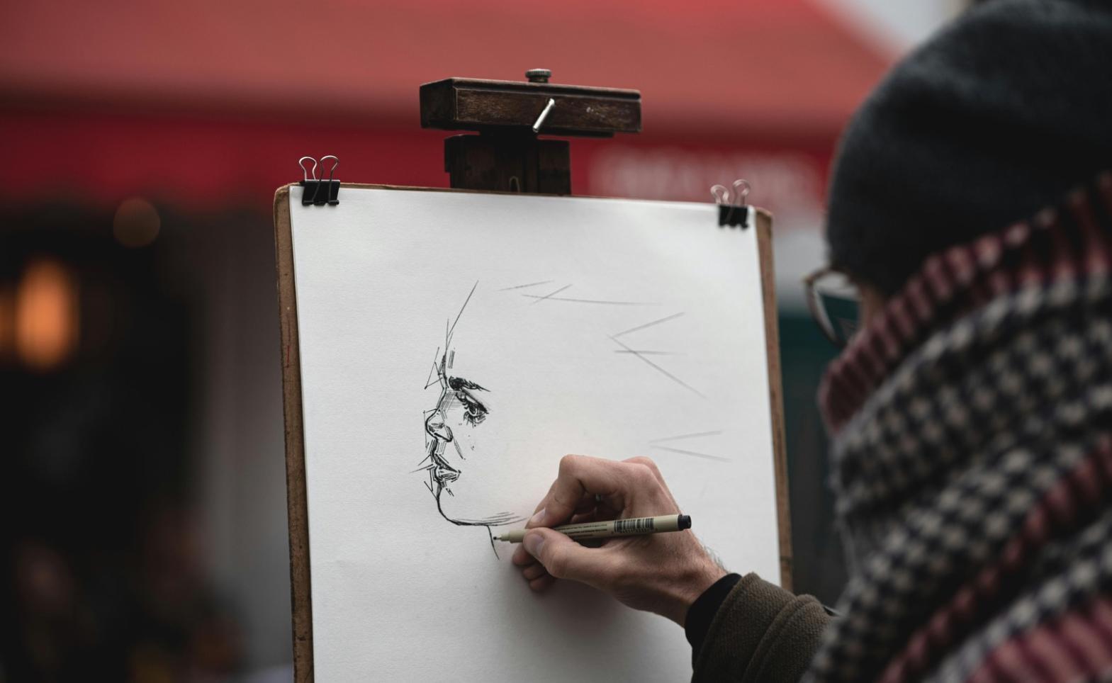 Exemple d'aquarelle réalisée par Maxence